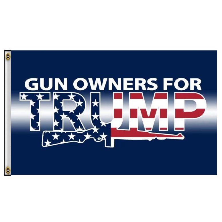 3'X5' Flag GUN Owners for Trump