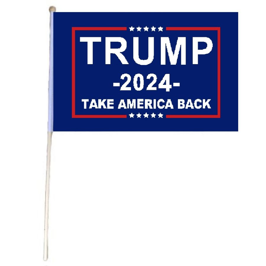 ''12''''X18'''' STICK Flag 2024 Take America Back''