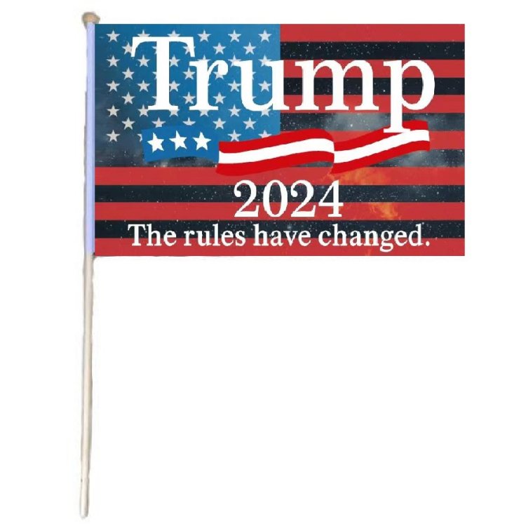 ''12''''X18'''' STICK Flag The Rules Have Changed''