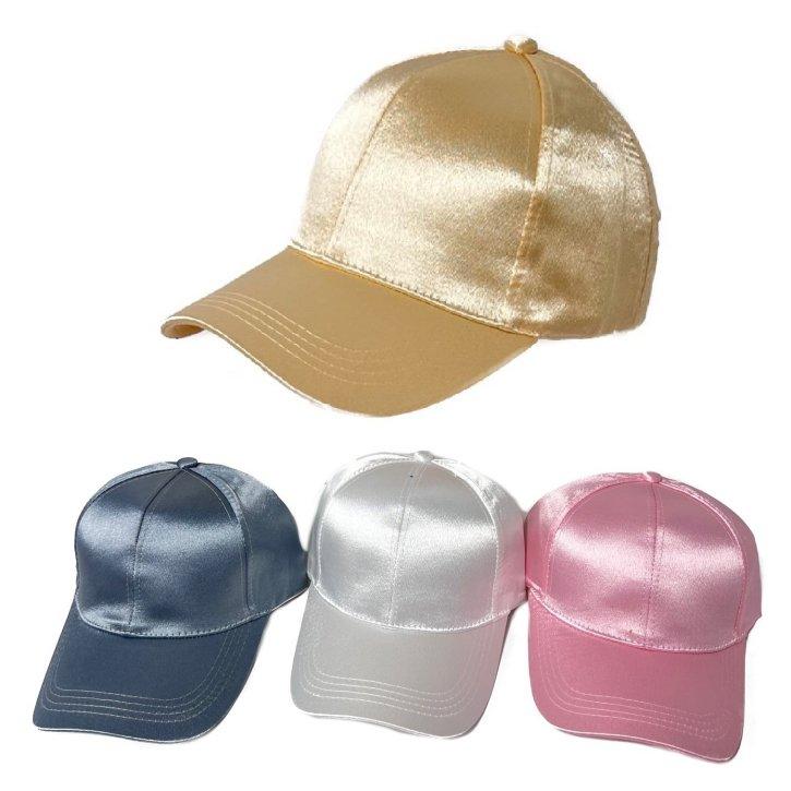 Silky Metallic LADIES Cap with Slide Buckle