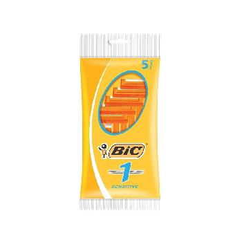 5pc 1-Blade Disposable BIC Razor [Sensitive]