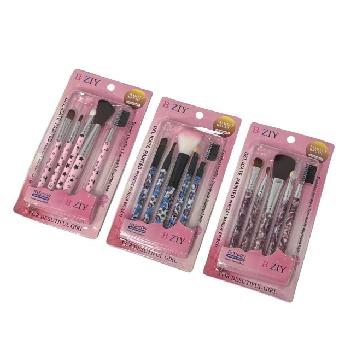 5pc Printed Make-Up Brush Set