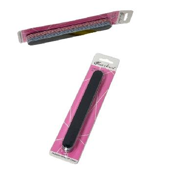 4pc 7" Nail Files [Black]