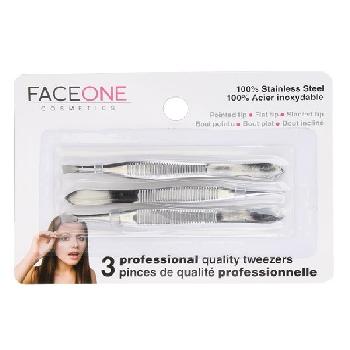 3pk Cosmetic Tweezers