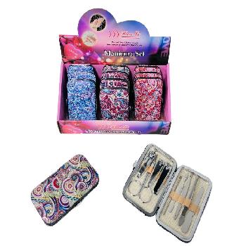 9pc Manicure Care Set [Paisley]