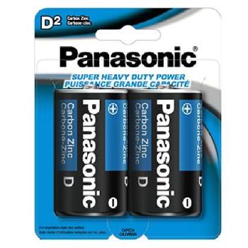 2pk Panasonic D Batteries