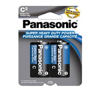 2pk Panasonic C Batteries