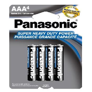 4pk Panasonic AAA Batteries