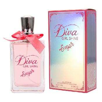 3.4oz Ladies Eau de Parfum [Diva Girl Shine Sugar]