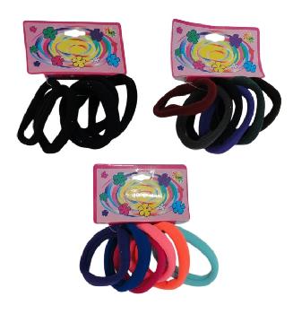 6pc Pony Tail Holders