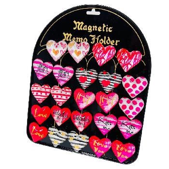 1.75" Glass Magnet [Heart] with Display Board