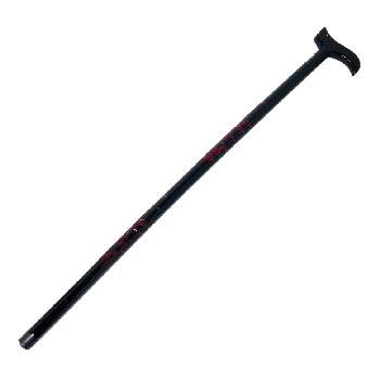 35" Black and Red Wooden Cane