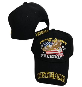 THANK A VET FOR YOUR FREEDOM Ball Cap