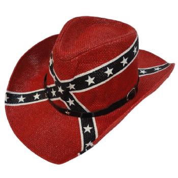 Rebel Flag Cowboy Hat