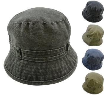 Washed Denim Bucket Hat