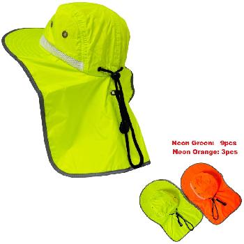 Legionnaires Hat [Solid Color with Mesh Sides] Neon