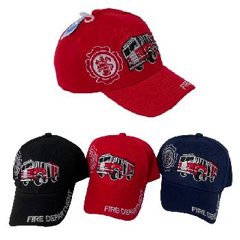 Kids Fire Truck Hat [Asst Colors]