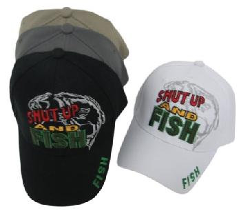 Shut Up and Fish Hat - <b>Assorted colors</b> [Colors upon availability]