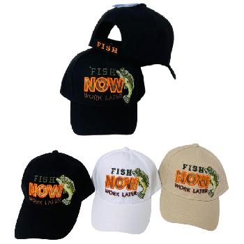 FISH NOW-WORK LATER Hat