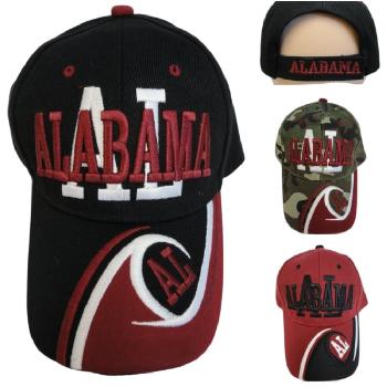 ALABAMA Hat "AL" [AL/Wave on Bill]