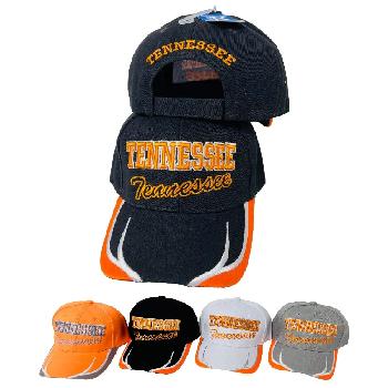 TENNESSEE Hat [Block/Script Lettering] Embroidered Bill