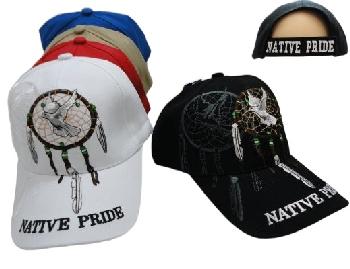 Native Pride Hat with Dream Catcher - <b>Assorted colors</b> [Colors upon availability]