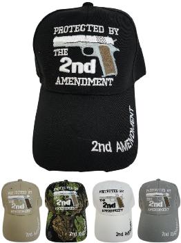 PROTECTED BY THE 2nd AMENDMENT Hat - <b>Assorted colors</b> [Colors upon availability]