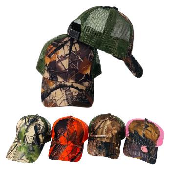 Camo Mesh Hat Assortment [Four Styles]