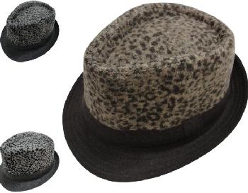 Fedora Hat-Animal Print