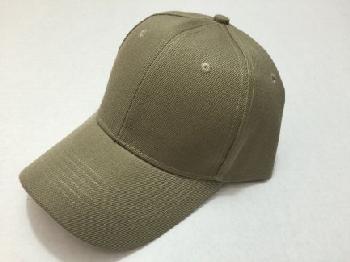 Solid Tan Ball Cap - Solid Color Only