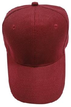 Solid Maroon Ball Cap - Solid Color Only