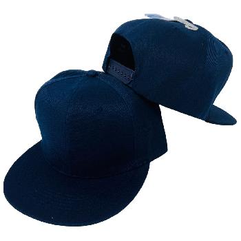 Snap-Back Flat Bill Cap [Navy/Navy]