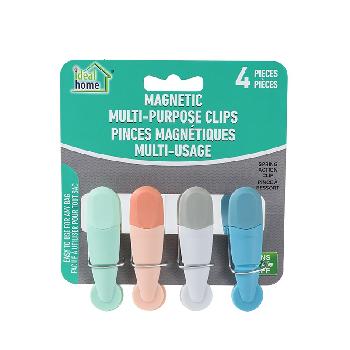 4pc 3" Bag Clip with Magnet