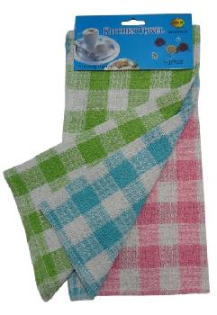 3pk Dish Cloth-Gingham