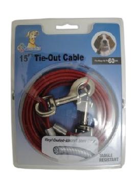 15' Dog Tie Out Cable