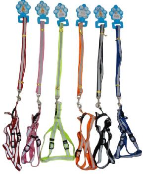 Reflective Harness & 48" Leash Combo