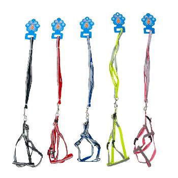 Reflective Harness & 48" Leash Combo