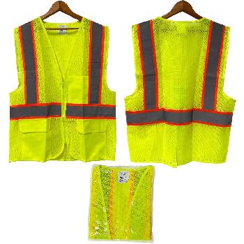 High Visibility Mesh Safety Vest [Medium]