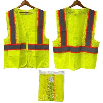 High Visibility Mesh Safety Vest [XX-Large]