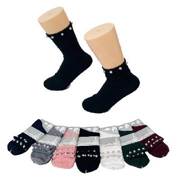 Ladies Fashion Socks [Pave/Disco Beads]