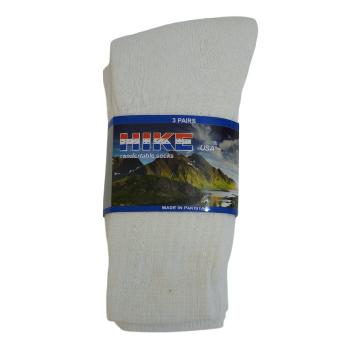 3pr White Crew Socks 9-11 - These come in a package of 4 packs--3 pairs of socks in each pack--for a total of 12 pairs