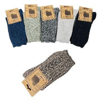 1pr Wool Blend Socks [Variegated] 7-9