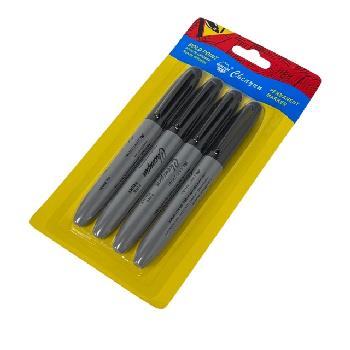 4pc Thick Black Marker [Black Only]