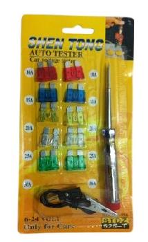 10pc Auto Fuse with Tester