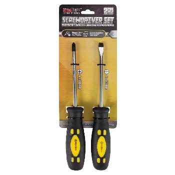 2pk 8" Screwdriver Set [Phillips/Flat]