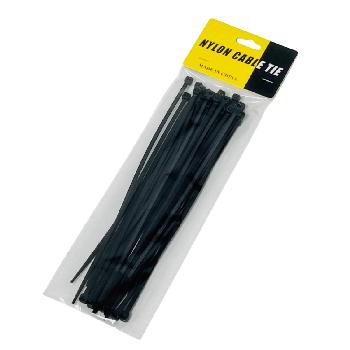 30pc 8" Nylon Cable Ties [Black]