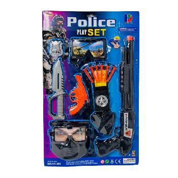 14pc Police Play Set