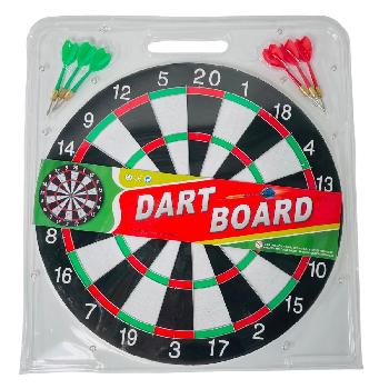 16'' Dart Board - Includes 6 darts.