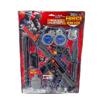 10pc SWAT Force Police Playset