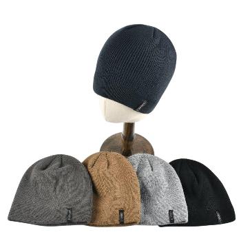 Plush-Lined Knit Beanie [Solid Colors]